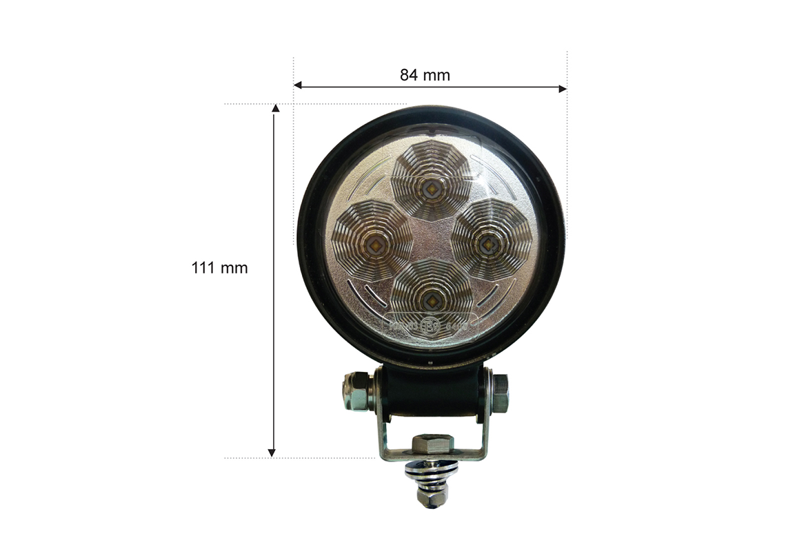 LED Arbeitsscheinwerfer Minilight weiß mit Schalter